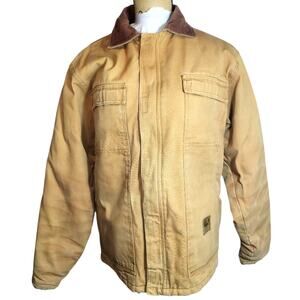 Vintage Berne Apparel Men's Chore Coat Barn Jacket Canvas Distressed Thick XL